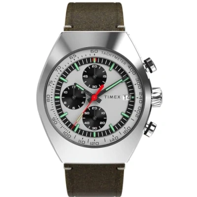 Imagen de Timex Reloj Cronógrafo para Hombres de Cuarzo con Correa en Cuero TW2W50100