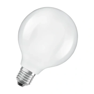 Imagen de OSRAM LED Superstar Classic Globe Lámpara G 95 en forma de bola clásica vidrio esmerilado, 3,8 W, 806 lm, casquillo E27, luz blanca cálida con 2700 K, EEK A, mm diámetro.