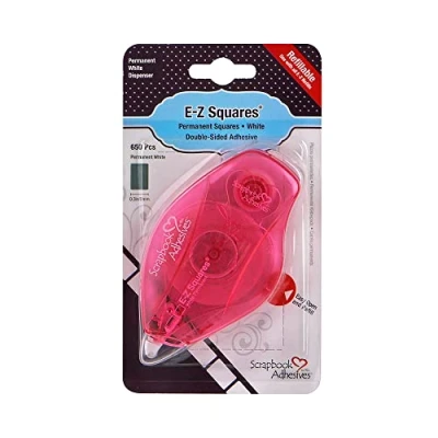 Imagen de Scrapbook Adhesives By 3L 01206 EZ Refillable Squares for Scrapbooking, 49 Feet E Z Runner Permanent, Tereftalato de Polietileno, Clear, 0.85x3.5x6.6 Inches
