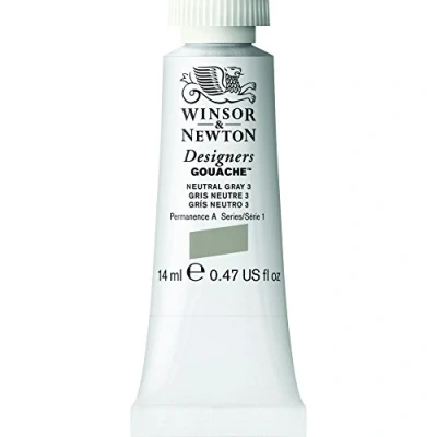 Imagen de Winsor &amp; Newton Diseñador Aguazo Pintura * 1 14ml Neutral Grey 3 (436)