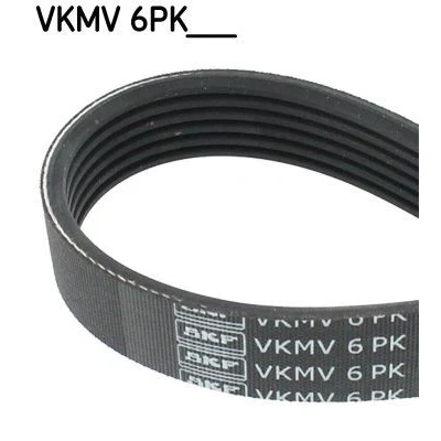 Imagen de SKF VKMV 6PK1210 Correa trapecial poli V 1210 6 TOYOTA: Yaris II Hatchback, Aygo, Vios / Berlina, CITROËN: C1 I,