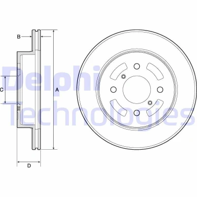 Imagen de DELPHI BG3941 Disco de freno 257 17 4 ventilado aceitado sin procesar cojinete rueda, anillo sensor ABS SUZUKI: IGNIS I, 2