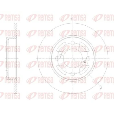 Imagen de Disco de freno REMSA 62099.00
