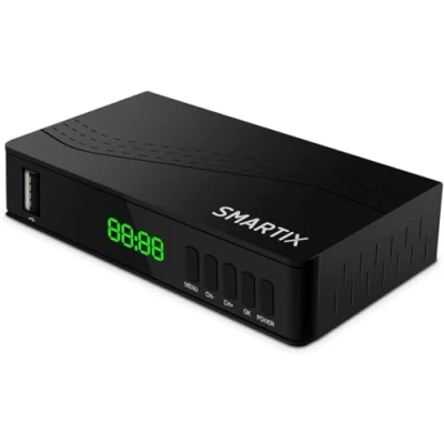 Imagen de ATLANTIS Smartix DH18 Digital Terrestre DVBT/DVBT2/HEVC mpeg2/mpeg4 H264/H265 Grabación programada, Color Negro