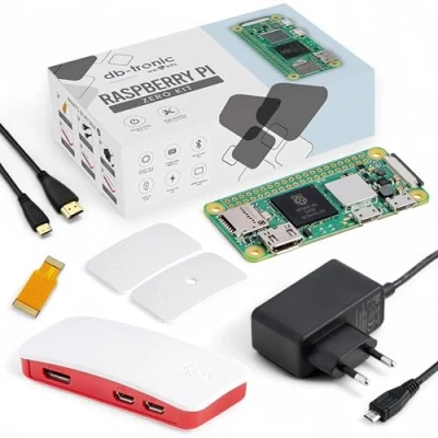 Imagen de Raspberry Pi Zero 2W Starter Kit Fuente de alimentación 5.1V 2.5A Carcasa con 3 cubiertas Adaptador Micro HDMI