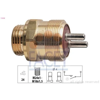 Imagen de FACET 7.6128 Interruptor, piloto de marcha atrás Made in Italy OE Equivalent