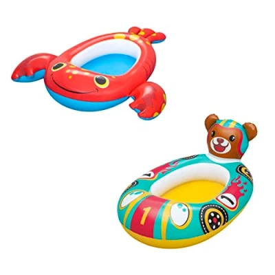 Imagen de BESTWAY Barca Hinchable Infantil Diseños Surtidos Langosta y Oso Multicolor