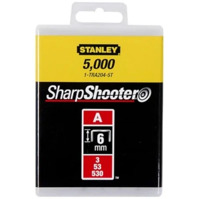 Imagen de STANLEY 1 TRA204 5T Grapa tipo a (5/53/530) 6mm 5000 u.