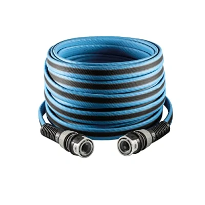 Imagen de FITT Force 3/4&quot; 25 m, Manguera de Agua Jardín, Compacta, Ligera y Resistente, para Uso Intensivo, Azul