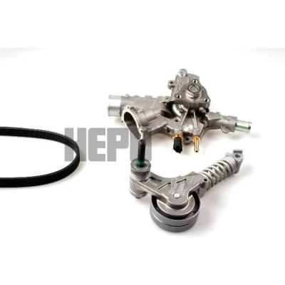 Imagen de HEPU PK03341 Bomba de agua + kit correa poli V con sensor temperatura motor OPEL: Corsa D Hatchback, Meriva A