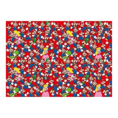 Imagen de Ravensburger 12000504 Super Mario Bros challenge puzzle 1000 piezas adultos y niños a patir de 14 años, Mario, regalo