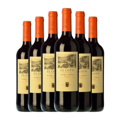 Imagen de Coto de Rioja Tempranillo Crianza 75 cl Vino tinto (Caja 6 Botellas cl)