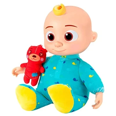 Imagen de Bandai Cocomelon: Muñeco de Peluche JJ Musical Dulce Sueños para Todas Las Edades (WT80114), Color Mixto