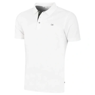 Imagen de Calvin Klein Polo Golf Campus Camo Hombre Camuflaje Blanco/Gris XXL