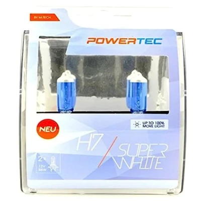 Imagen de M Tech BOMBILLAS HALOGENA S SUPER BLANCA 12V H7 55W