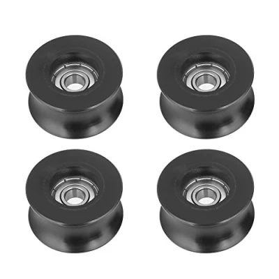 Imagen de U Groove 0840uu Rueda Tipo Para Herrajes Puertas, Ventanas, Equipos MecáNicos 8 X 40 20,7 Mm 4 Piezas