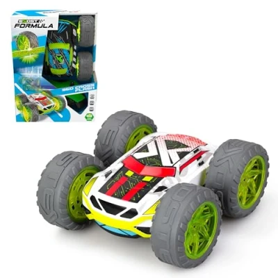Imagen de Bizak EXOST Formula 360 Cross Flash, Vehículo Radio Control con Luces, teledirigido un Mando y direcciones, no se vuelca, Salta Gira estabiliza, (62000293)