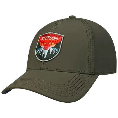 Imagen de Stetson Gorra Sunset Mujer/Hombre de béisbol Snapback, con Visera, Visera Verano/Invierno Primavera Verano Otoño Invierno Talla única Verde Oliva