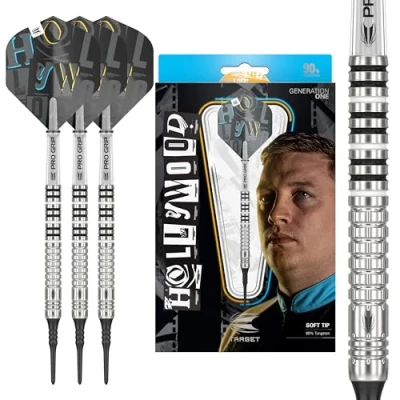 Imagen de Target Darts Chris Dobey G1 19G 90% Juego de Dardos tungsteno Punta Blanda