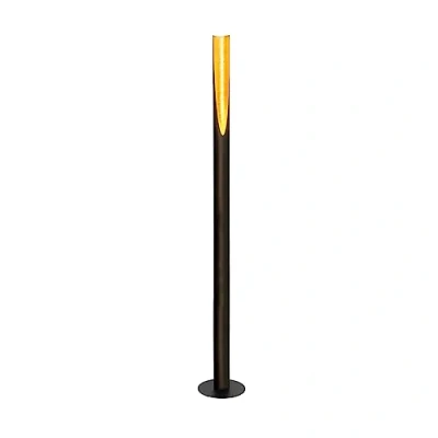 Imagen de Eglo lámpara de pie BARBOTTO 1, con una bombilla, acero, colores negro y dorado, casquillo GU10, interruptor incluido