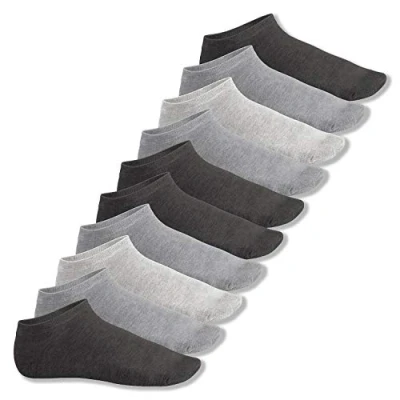 Imagen de Footstar SNEAK IT! 10 pares de calcetines tobilleros unisex Gris clásico 39 42