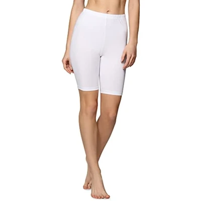 Imagen de Bellivalini Pantalones 3/4 Pirata Harem Leggins para Mujeres Pantalón Holgado Aladino Capri Deporte Yoga Jogging Pilates el Verano BLV50 283 (Blanco, S)