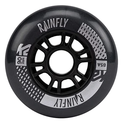 Imagen de K2 Rainfly 90mm 4 Pack Ruedas para Patines en línea, Adultos Unisex, Negro, 90 mm