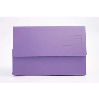 Imagen de Exacompta Guildhall Cartera para documentos (34,5 x 24,5 cm, 250 g/m², 10 unidades), color morado