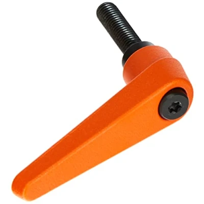 Imagen de HALDER 24400.0361 Adjustable Clamping levers, Orange, d1=18 mm / d2=M8 l1=32