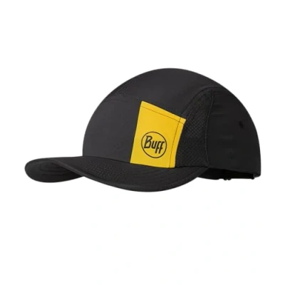 Imagen de Buff® Gorra 5 Panel Go Hombre Mujer Adulto Flexible, UPF50, Ajustable, Sostenible, Ligera, Correr, Materiales reciclados, Comoda, S/M, Negro