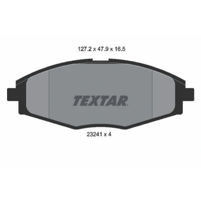 Imagen de TEXTAR 2324102 Juego de pastillas freno no preparado para indicador desgaste DAEWOO: Matiz I Hatchback, Lanos Berlina