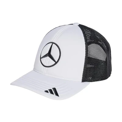 Imagen de Adidas Unisex Adulto Mercedes AMG Petronas Formula One Team Snapback Star Trucker Cap, White/Black, XS