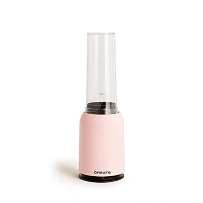 Imagen de CREATE/MOI/Batidora de vaso rosa/Tritura y emolsuiona, para smoothies batidos, 400 ml, individual, libre BPA, portátil, cuchillas acero inoxidable, 230W