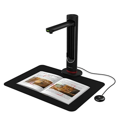 Imagen de Viisan K21 Escáner de Libros y Documentos. Corrija la curvatura Las páginas del Libro automáticamente. Capture hasta A3, Posicionamiento láser. edición Documentos Software OCR. Windows&amp;Mac