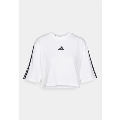 Imagen de Camiseta de algodón para mujer adidas Essentials 3 Stripes