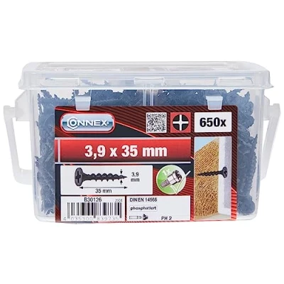 Imagen de Connex B30126 Tornillo para yeso (Fosfatado)