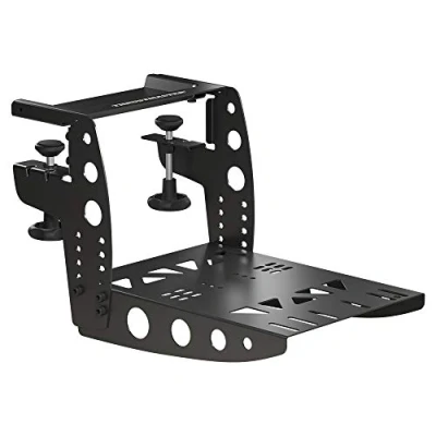 Imagen de Thrustmaster TM Flying Clamp anclaje 100% metálico para escritorio y mesa, usar con PC