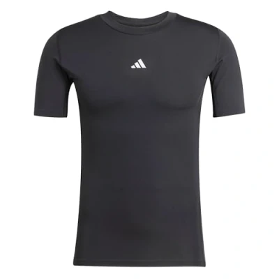 Imagen de adidas Performance Techfit Short Sleeve Camiseta deportiva, Hombre, Talla: XL, Black