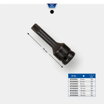 Imagen de KS TOOLS BT022621 Cubos insertables 5 12,5 (1/2&quot;) Hexágono interior