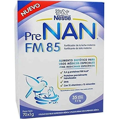 Imagen de NESTLE PRE NAN FM 85 LECHE MATERNA 70 GR PARA2