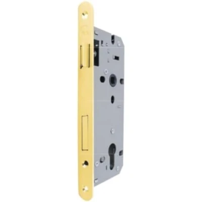 Imagen de Yale serratura per porte in legno y52x1040 ottone lucido, bordi tondi, entrata 40mm