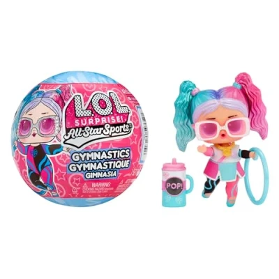Imagen de L.O.L. Surprise! All Star Sports Gimnasia Muñeca Coleccionable con Temática de y 8 sorpresas, incluida una Deportiva Pelota Barra para 3+ Años