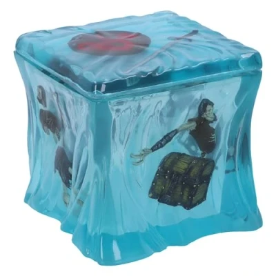 Imagen de Nemesis Now Dungeons &amp; Dragons Gelatinous Cube caja de dados 11 cm, resina, azul, producto oficial D&amp;D, monstruo cubo gelatinoso translúcido, fundido en la mejor pintado a mano