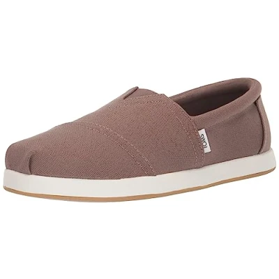 Imagen de TOMS ALP FWD, Mocasín Plano Hombre, Lona de algodón Reciclado Gris Topo, 47.5 EU
