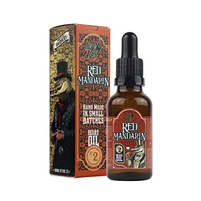 Imagen de HEY JOE! Beard Oil Nº 2 Red Mandarin Aceite para la Barba Natural y Refrescante con Fragancia de Mandarina Roja Nutrición Barbas Fuertes Saludables Envase 30 ml