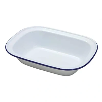Imagen de Falcon Plato Rectangular para Tartas de 22 cm, Color Blanco 44022, Silicona, Azul,