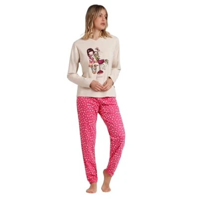 Imagen de GORJUSS Santoro Pijama Manga Larga Carousel para Mujer