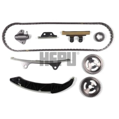 Imagen de HEPU 21 0589 Juego de cadena distribución con rueda dentada cigüeñal dentada, cerrada HYUNDAI: i20 I Hatchback, i10