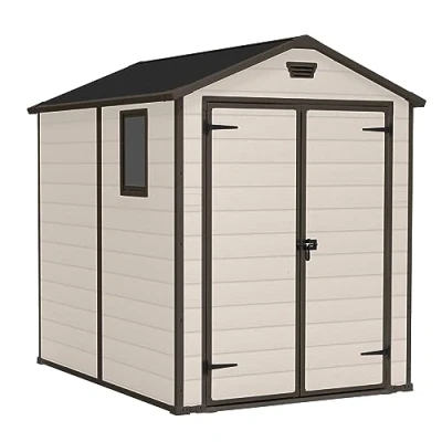 Imagen de Keter Caseta de Jardín Exterior Manor 6 x 8, Beige