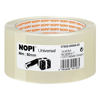 Imagen de Cinta de embalaje NOPI (66 m x 38 mm), color transparente